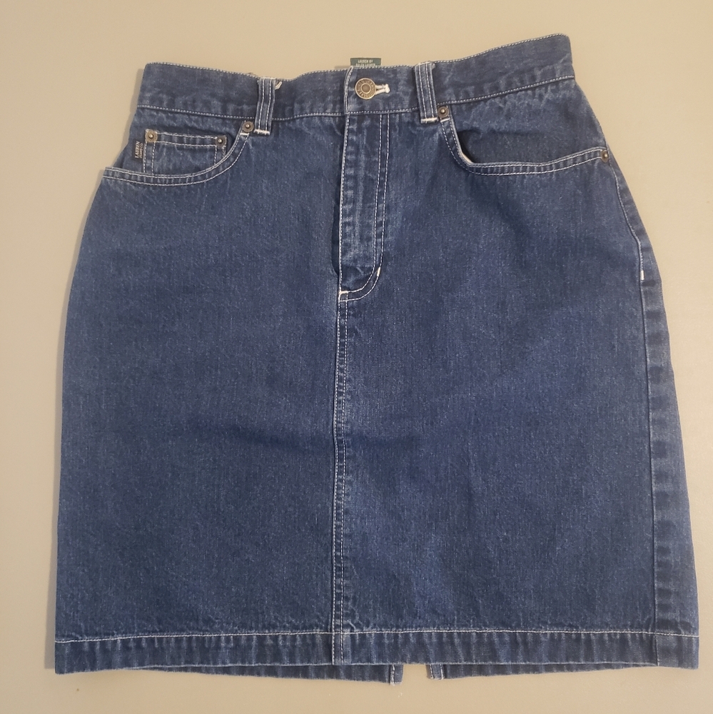 Ralph Lauren Denim Blue Skirt